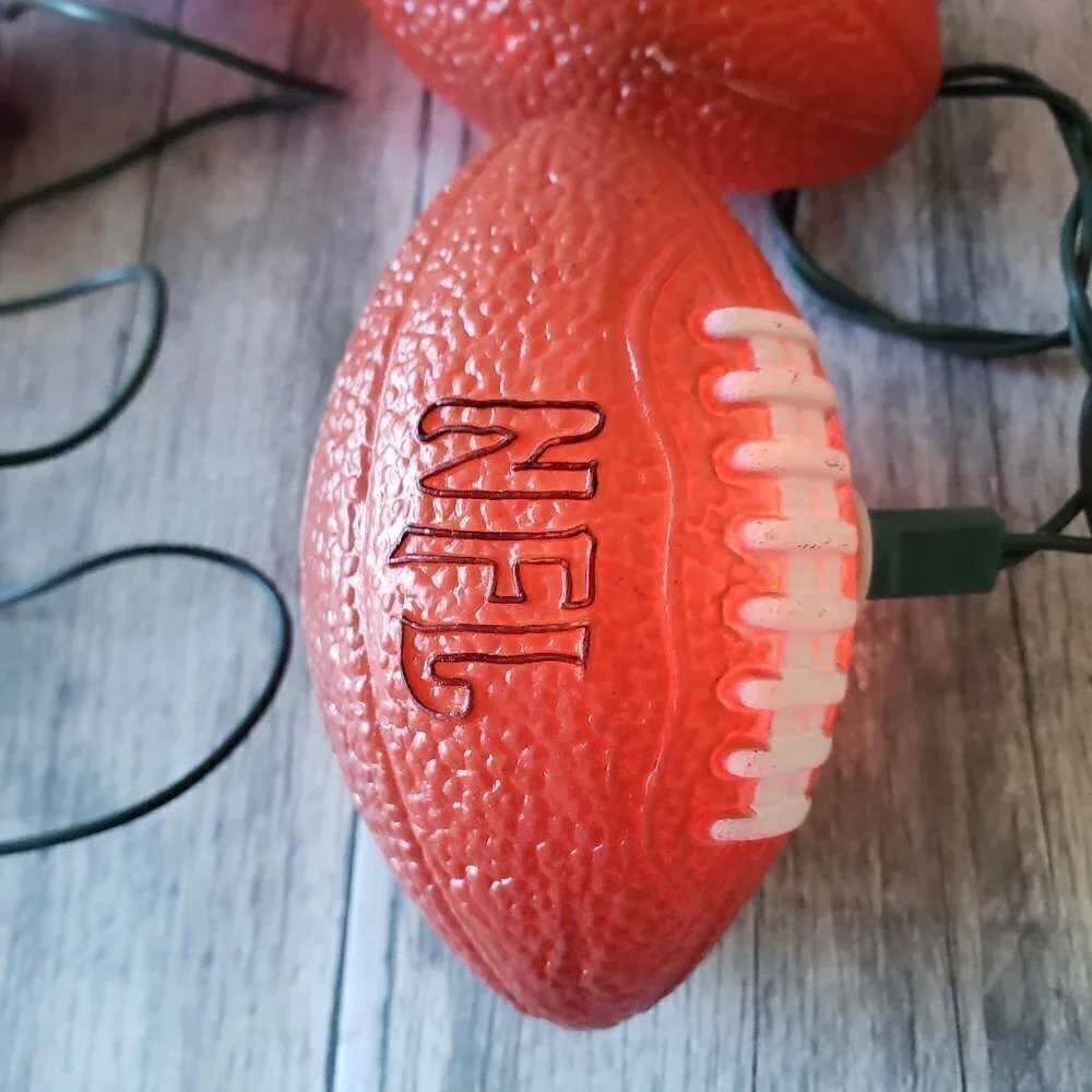 NFL Football Shaped 10 Light Covers